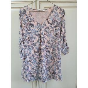 Lush floral shift dress